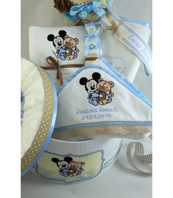 Trusou botez bebe Mickey Mouse si ursulet