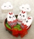 Decoratiuni de Paște coșulet personalizat pentru familie