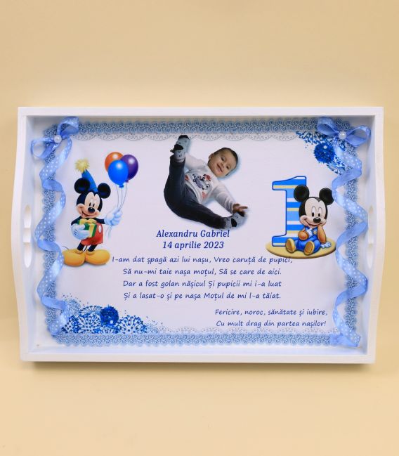 Tava Mot Mickey Set personalizat