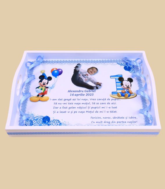 Tava Mot Mickey Set personalizat