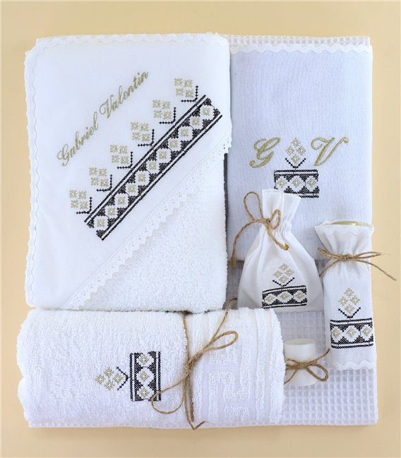 Set traditional botez personalizat Boroaia